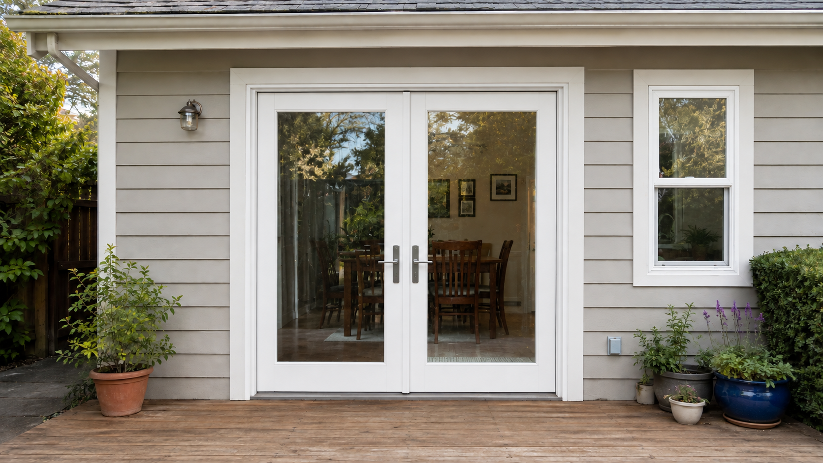 Concept view after patio door replacement